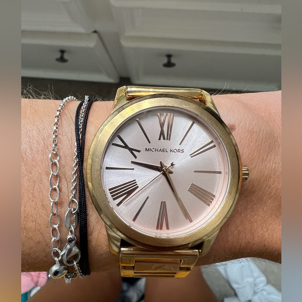 Michael Kors Watches - Silver and Rose Gold